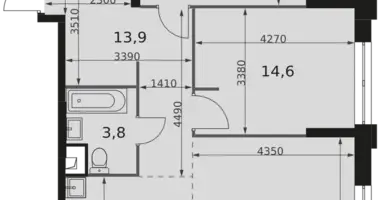 Appartement 3 chambres dans Moscou, Russie