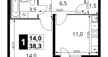 Mieszkanie 1 pokój w Leninsky District, Rosja