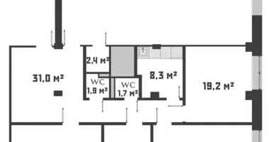 Офис 189 м² в Москва, Россия