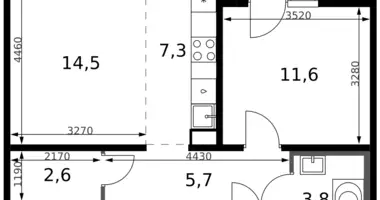 Квартира 2 комнаты в Ленинский городской округ, Россия