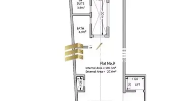 Penthouse 3 chambres dans Xaghra, Malte