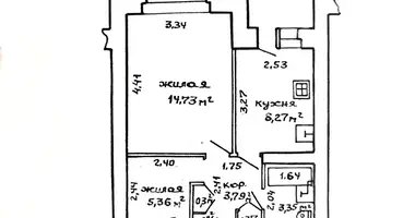 Appartement 2 chambres dans Homiel, Bélarus