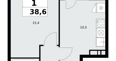 Appartement 1 chambre dans Kommunarka, Russie