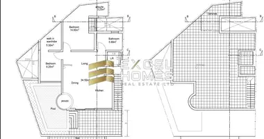 Penthouse 2 chambres dans Balzan, Malte