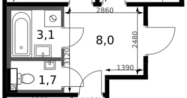 Appartement 2 chambres dans Leninsky District, Russie