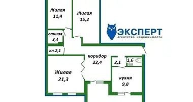 Квартира 3 комнаты в Минск, Беларусь