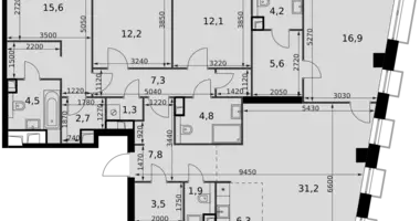 Appartement 5 chambres dans Moscou, Russie