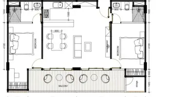 Квартира 3 комнаты в Kerobokan Kelod, Индонезия