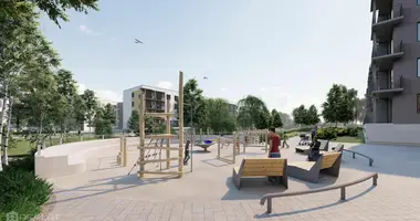 Apartamento 2 habitaciones en Riga, Letonia