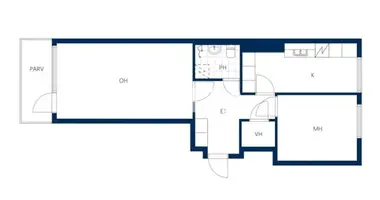 Mieszkanie 2 pokoi w Tornio, Finlandia