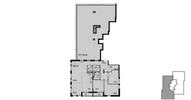 Wohnung 4 zimmer in Moskau, Russland