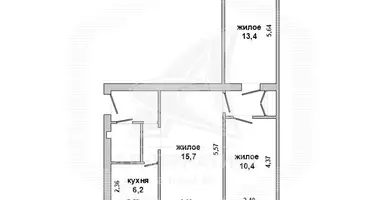 Apartamento 3 habitaciones en Brest, Belarús