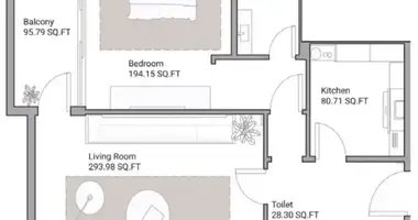 Appartement 1 chambre dans Ajman, Émirats arabes unis