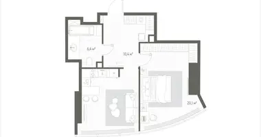 1 room apartment in Russia