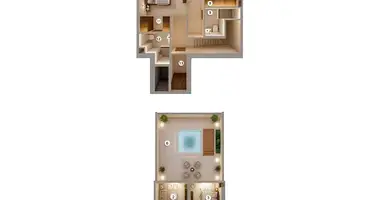 Bliźniak 3 pokoi w Dubaj, Emiraty Arabskie