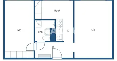 Mieszkanie 2 pokoi w Helsinki sub region, Finlandia