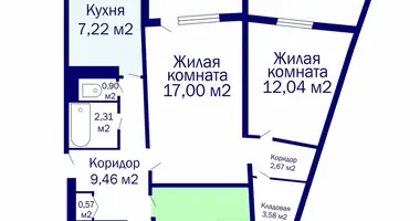 4 room apartment in Minsk, Belarus