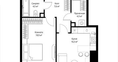 Квартира 1 комната в Москва, Россия