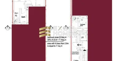 Apartamento 2 habitaciones en Fgura, Malta