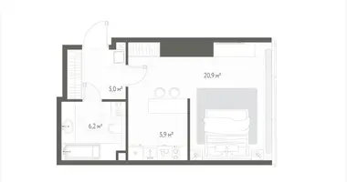 1 room apartment in Russia