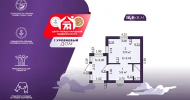 Dom w Starobinski sielski Saviet, Białoruś