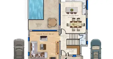 Villa 4 habitaciones en Chipre del Norte