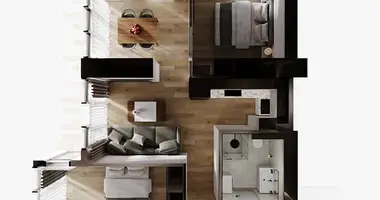 Apartamento 3 habitaciones en Batumi, Georgia