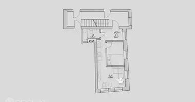 Apartamento 2 habitaciones en Riga, Letonia