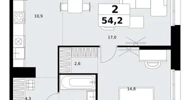Квартира 2 комнаты в район Коммунарка, Россия