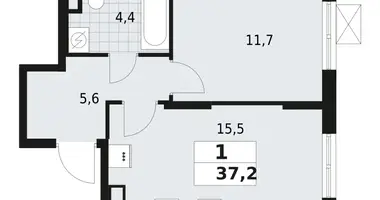 Mieszkanie 1 pokój w Vsevolozhsk, Rosja