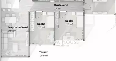 Apartment 2 bathrooms in Csongrád-Csanád, All countries