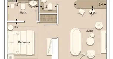 1 bedroom apartment in Dubai, United Arab Emirates