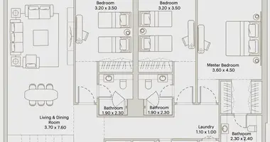 3 bedroom apartment in Dubai, United Arab Emirates
