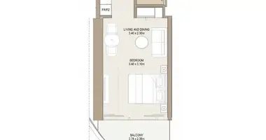 Studio apartment in Dubai, United Arab Emirates