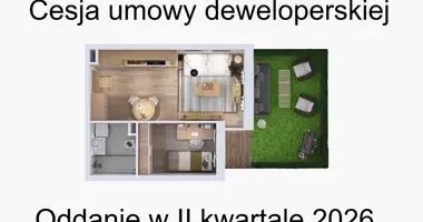 1 bedroom apartment in Warsaw, Poland