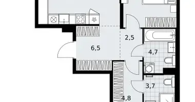 Appartement 2 chambres dans Kommunarka, Russie