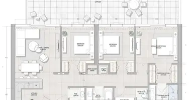 3 bedroom apartment in Mina Al arab, United Arab Emirates