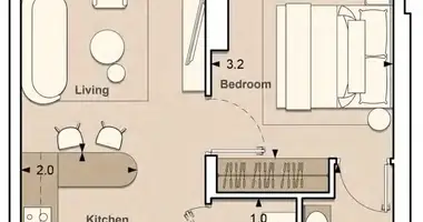 1 bedroom apartment in Dubai, United Arab Emirates