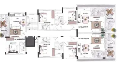2 bedroom apartment in Kato Polemidion Municipality, Cyprus