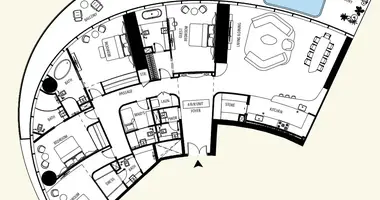Appartement 4 chambres dans Doubaï, Émirats arabes unis