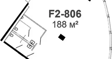 Oficina 188 m² en Moscú, Rusia