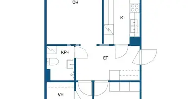 Mieszkanie 3 pokoi w Kemi, Finlandia