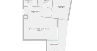 Wohnung 2 zimmer in Warschau, Polen