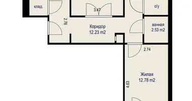 Apartamento 3 habitaciones en Minsk, Belarús
