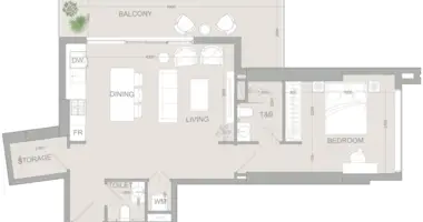 1 bedroom apartment in Dubai, United Arab Emirates