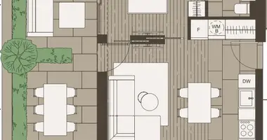 Apartamento 1 habitacion en Tivat, Montenegro
