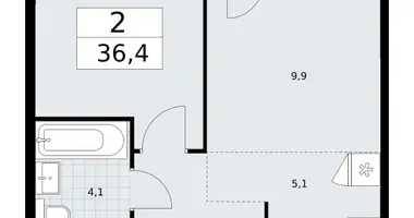 Квартира 2 комнаты в район Внуково, Россия