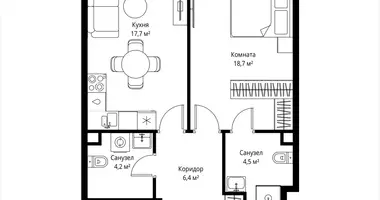Квартира 1 комната в Москва, Россия
