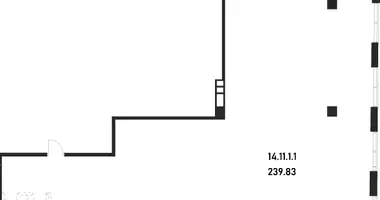 Büro 241 m² in Moskau, Russland