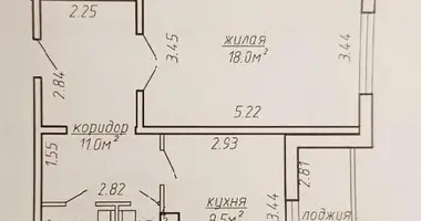 1 room apartment in Minsk, Belarus